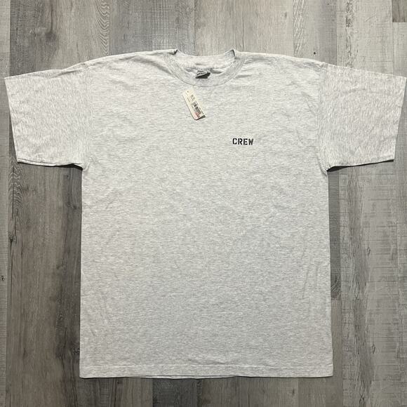 Vintage Titanic CREW T Shirt Grey 90s Single Stitch Movie Promo New With Tags XL - Picture 1 of 5